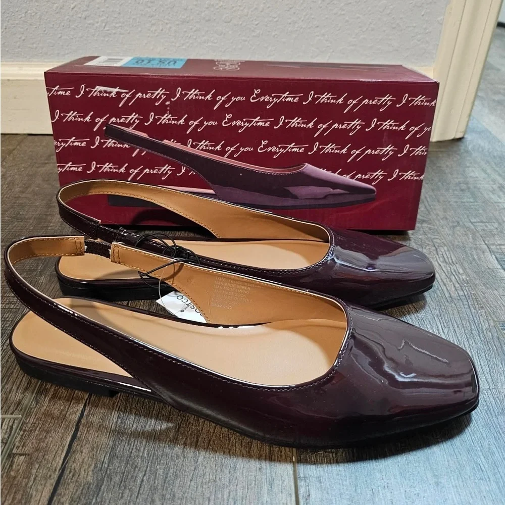 Kensie Felice Res Maroon Women's Slingback Flats